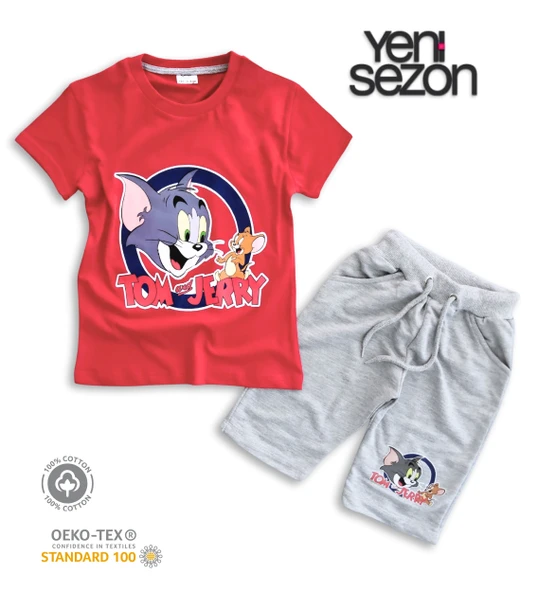 Triliya Pamuklu Unisex Çocuk Kapri Takımı (Cepli & Kordonlu, 3-12 Yaş) TRL-30 - 6