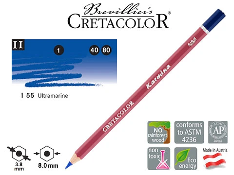 Cretacolor Karmina Kuru Boya Kalemi Ultramarine