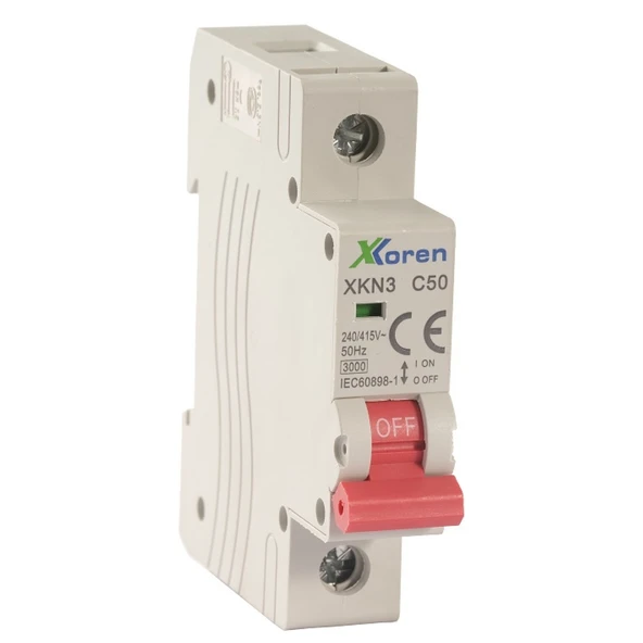 Xkoren 6kA 1P B Tipi 6A Otomatik Sigorta(12 Adet)(Kutu)