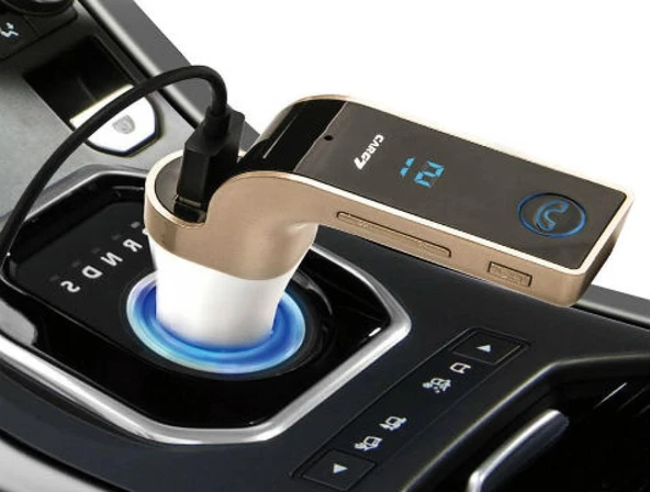 Carg7 Bluetooth Araç FM Transmitter Usb Girişli (483483)