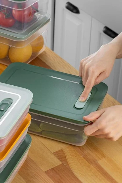 Tupper Model - Vakumlu - Mikrodalga Buzluk Saklama Kabı 5LT (483483) - Resim 4