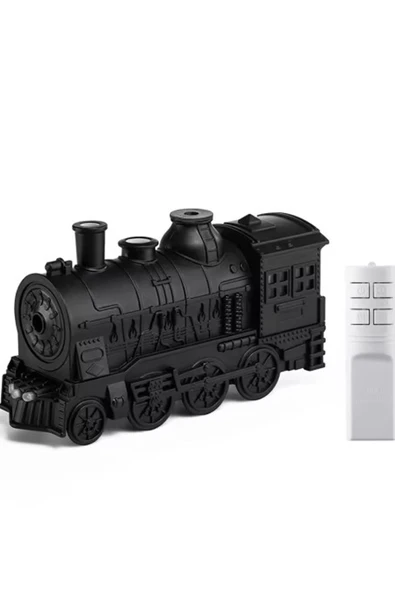 Tren Şeklinde Buharlı Oda Hava Nemlendirici Işık Fonksiyonlu Buhar Makinesi Kumandalı