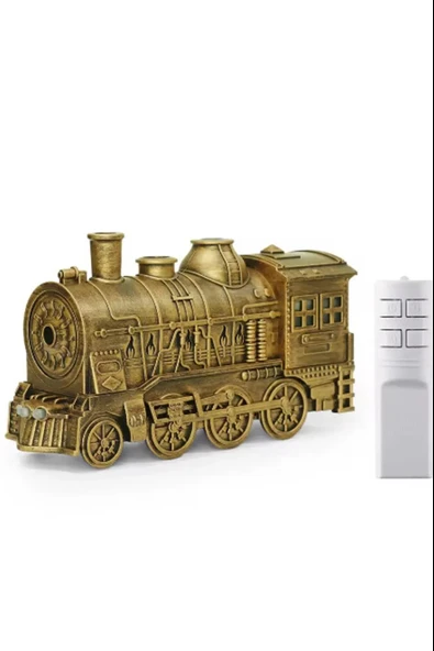 Tren Şeklinde Buharlı Oda Hava Nemlendirici Işık Fonksiyonlu Buhar Makinesi Kumandalı - 2