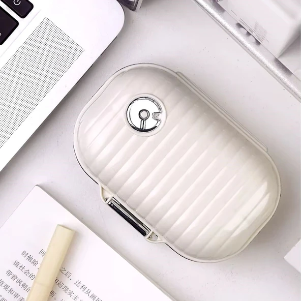 BUFFER® Taşınabilir İlaç Kutusu 7 gün Bölmeli Büyük İlaç Kutusu - Resim 2