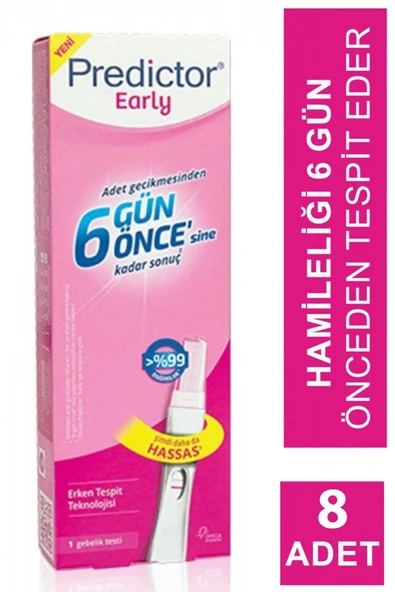 Early 6 Gün Önce Tespit Eden Gebelik Testi 8 Adet