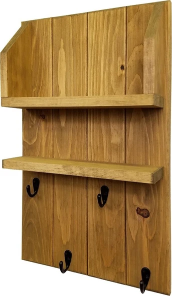 KUZELA  Ahşap Duvar Terek ve Kupalık - 3