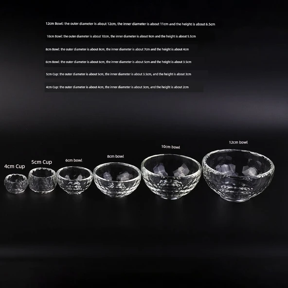 Yapay Kristal Cam Kase - 6cm - 6