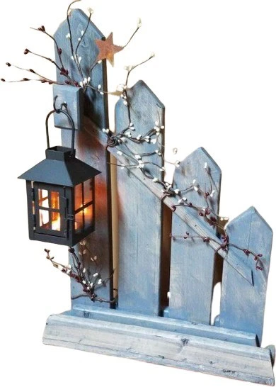 KUZELA  Ahşap Dekoratif Çit