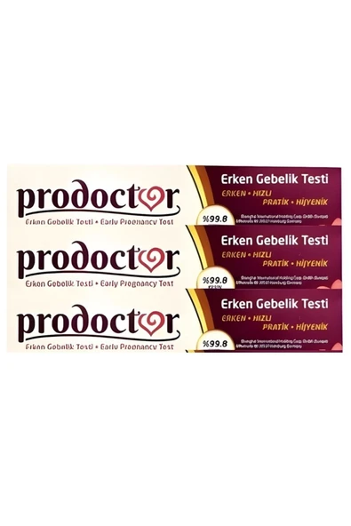 Early Erken Gebelik Testi %99.8 Kesin Sonuç X 3 Adet