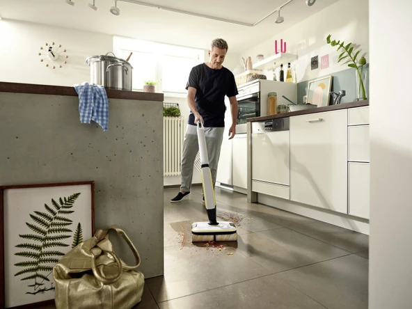 KARCHER FC 7 CORDLESS KABLOSUZ ZEMIN TEMIZLEME MAK - 2