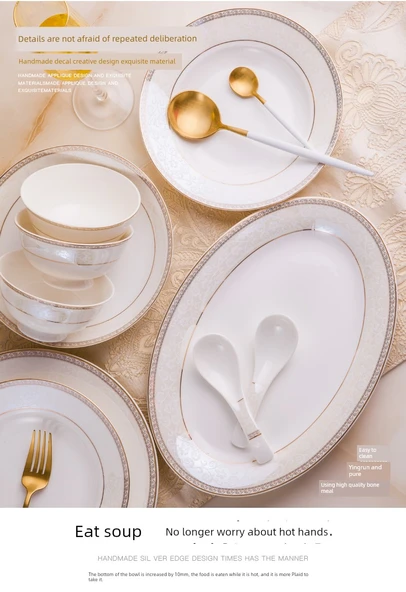 Seramik Yemek Takımı - 10 Çift Yemek Çubuğu - Resim 8