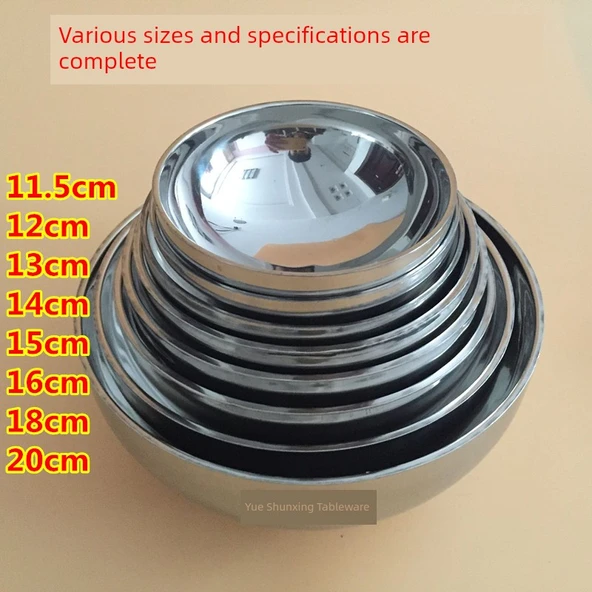 Çift Katmanlı Yalıtımlı Paslanmaz Çelik Çocuk Kasesi - 16cm - 11