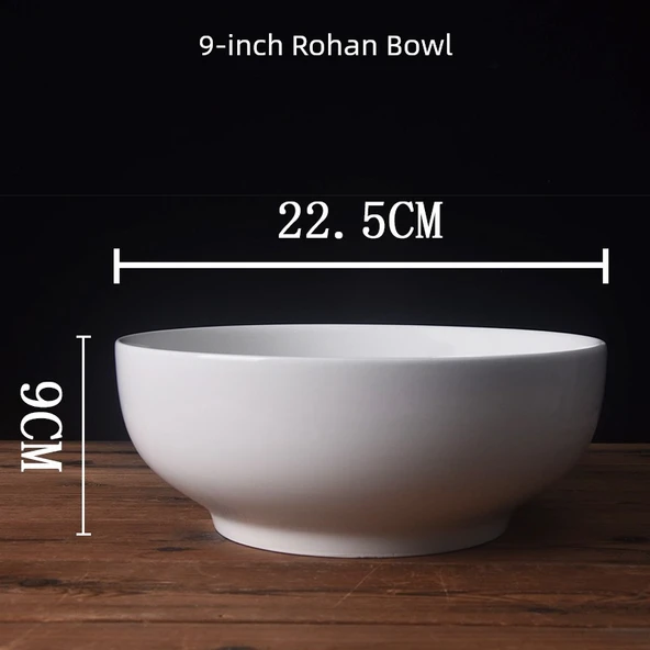 Beyaz Kalınlaştırılmış 9 inç Rohan Kase