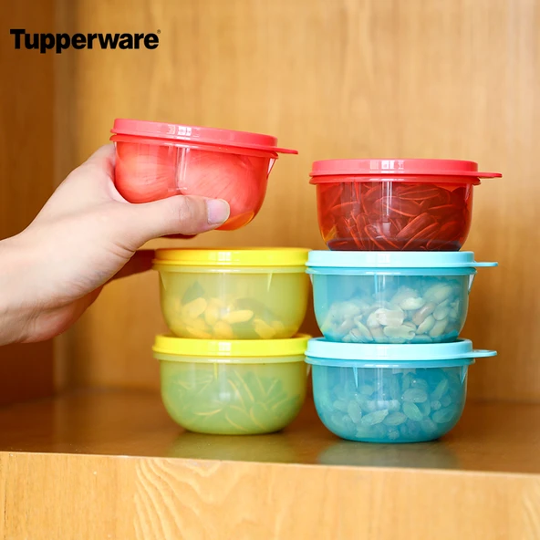 Tupperware Küçük Yuvarlak Kase 260ml 6'lı Set - Karışık Renkler - 7