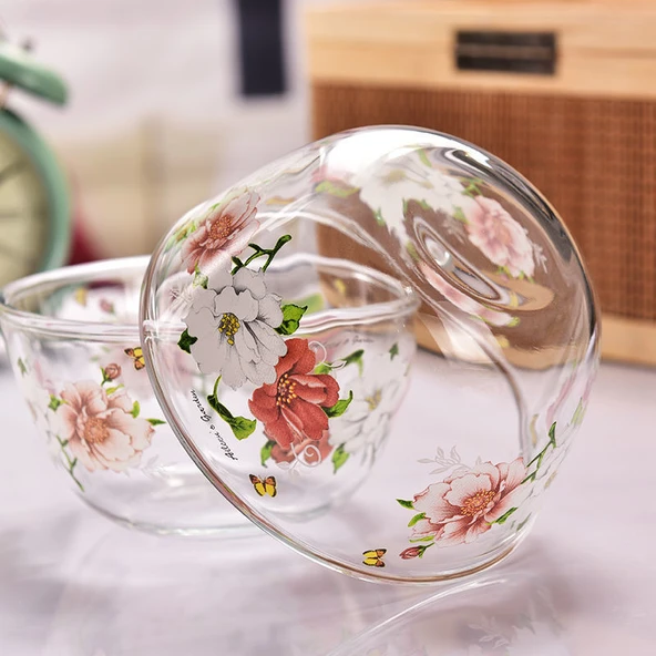 Isıya Dayanıklı Cam Kase - 13cm - 4'lü Set