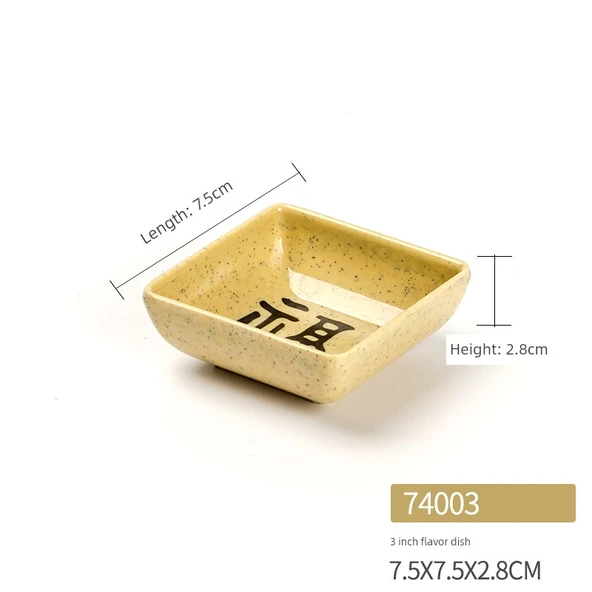 Çin Tarzı Melamin Kase - 74003 Uzun Ömürlü (A5 Düşmeye Dayanıklı)