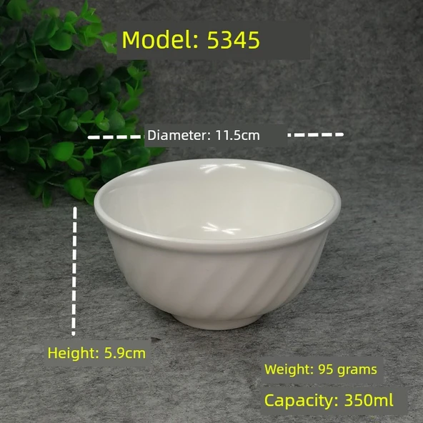 Beyaz Melamin Kase ve Çubuk Seti - Model 5345