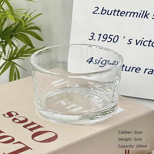INS Stil Cam Tatlı Kasesi - Hafif Model [200ml]