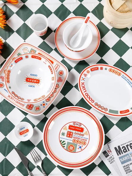 Melamin Servis Tabağı - 9 inç - Ekstra Kalın - 3