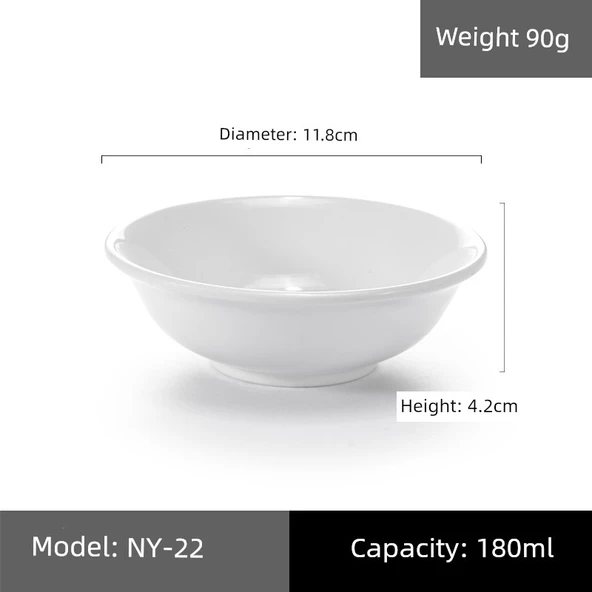 A5 Melamin Balık Kasesi - 10,6 cm - NY-22