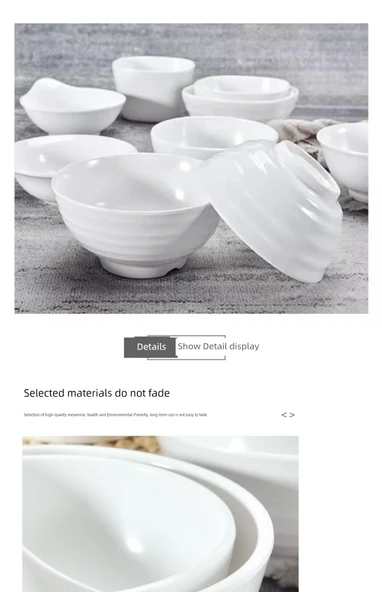 A5 Melamin Çorba Kasesi - 12,7 cm - K-5005 - Resim 8