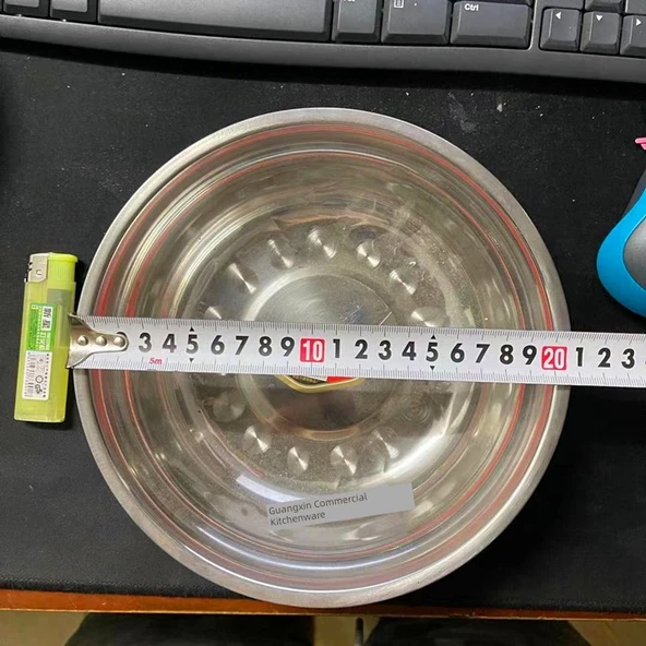 Paslanmaz Çelik Çorba Kasesi - 20.7cm Ağız Çapı