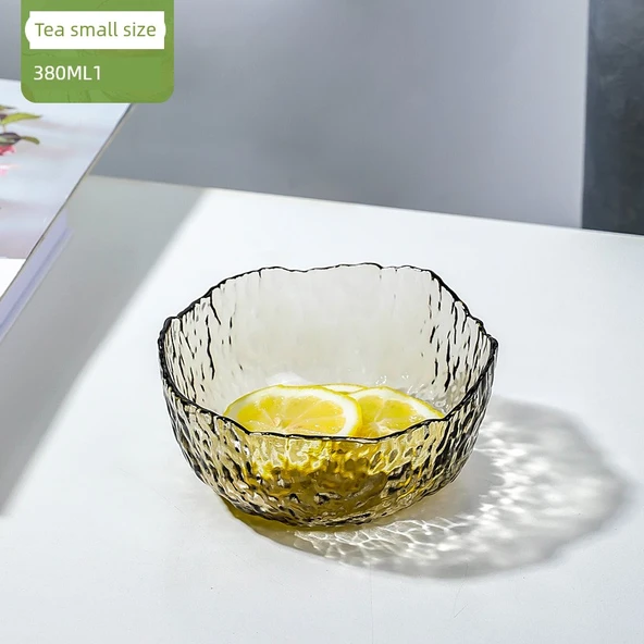 Cam Meyve Salata Çorba Kasesi Seti - Çay Bardağı Küçük Boy Kase Hasarlı