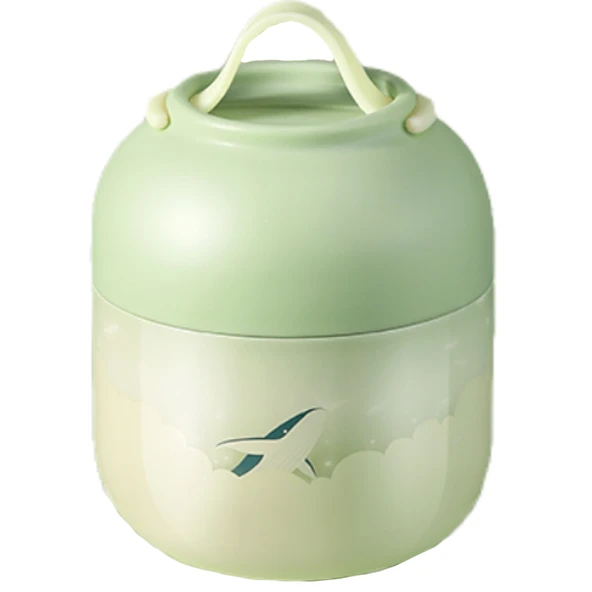Yalıtımlı Yemek Termosu - 500ml - Yeşil
