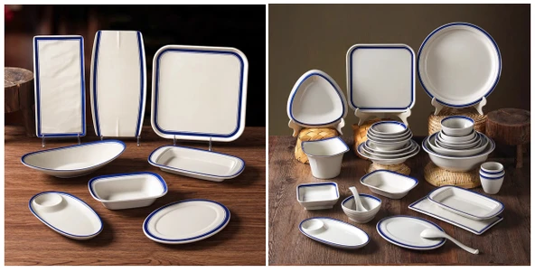 Retro Melamin Kase - 6 inç - 223160 - 5