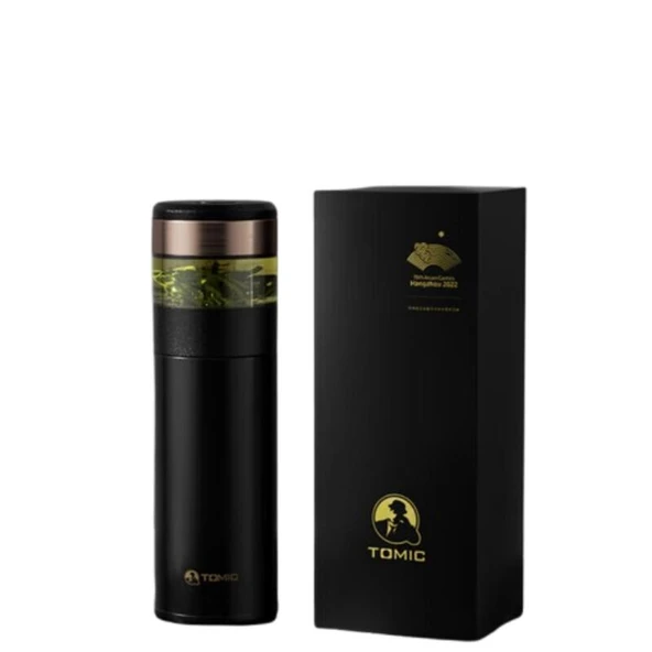 500ml Taşınabilir Termos - 316 Paslanmaz Çelik - Siyah
