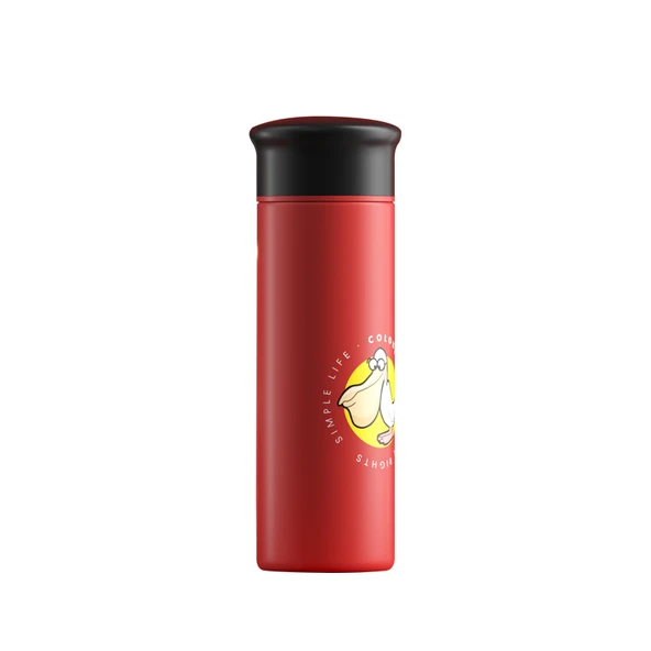 Paslanmaz Çelik Termos - 500ml - Kırmızı