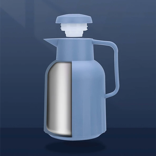 Yaylı Termos - Sis Mavi - 1000ML - 4