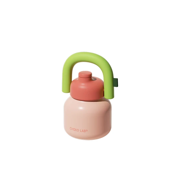 316 Paslanmaz Çelik Termos - 1000ml - Şeftali Yaz Keyfi