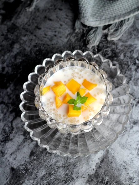 Kristal Cam Dantel Cubilose Kase - 250ml Lotus Kase ve Lotus Tabak - Resim 4