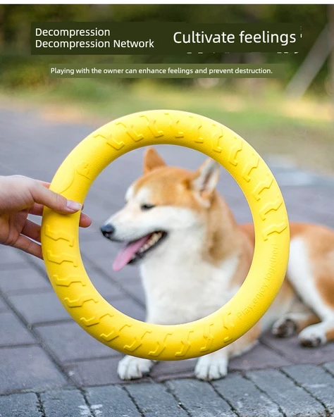 EVA Yumuşak Frizbi Köpek Oyuncağı - Resim 10