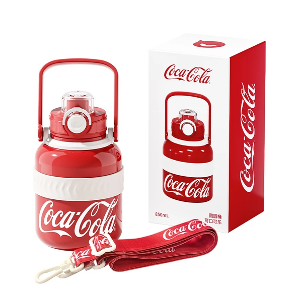 Coca-Cola Temalı 850ml Termos Bardak - Kırmızı - 2