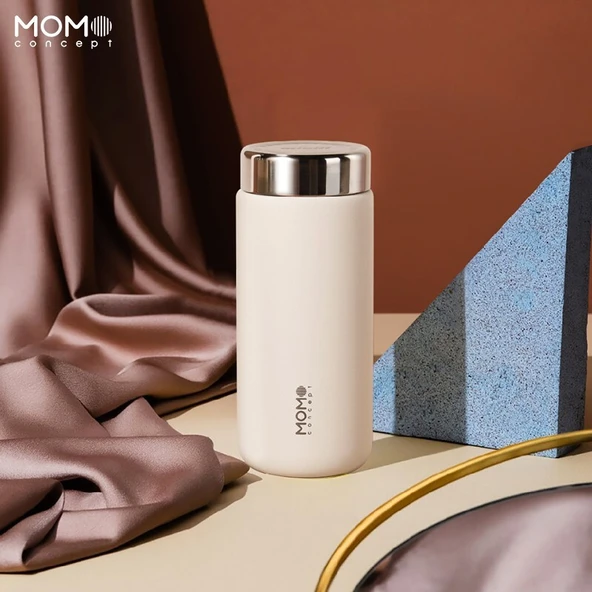 Mini Termos Bardak - Krem Beyaz - 200ml - 6