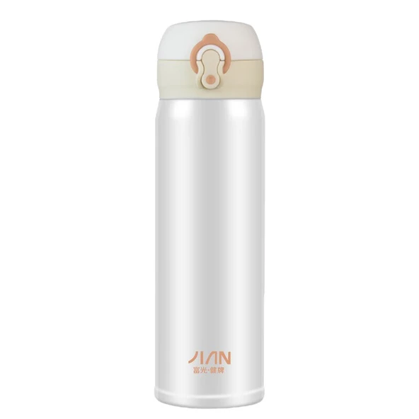 500ml Paslanmaz Çelik Termos - Beyaz