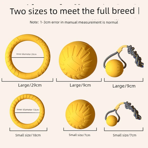Köpek Çiğneme Oyuncağı - Katı Top (9cm) - 11