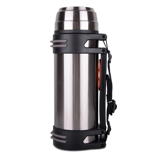 Paslanmaz Çelik Termos - 2000ml - Çift Suluklu ve Askılı