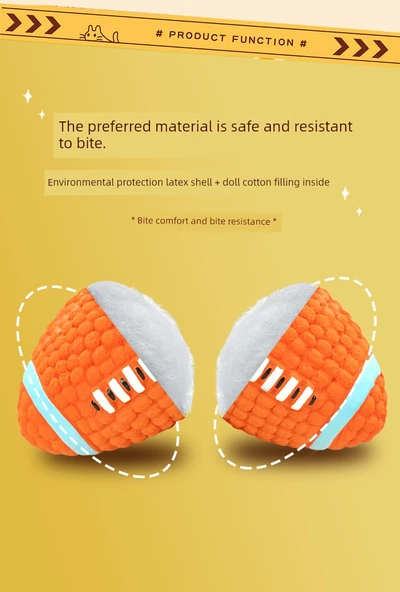 Köpek Çiğneme Oyuncağı Topu - Küçük Boyut Isırmaya Dayanıklı Patlayan Toplu - Resim 11