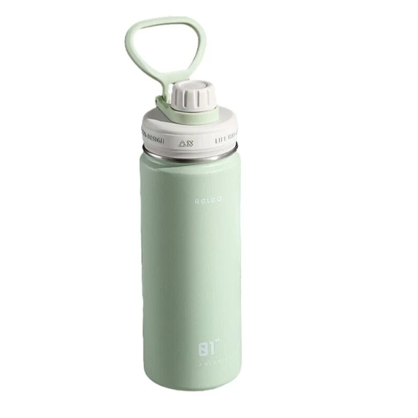 Termos Bardak - 600ml - Açık Lotus Yeşili