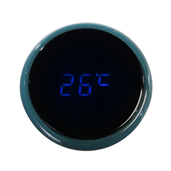Akıllı Dijital Ekranlı Termos - 270ml - Su Mavisi - 4
