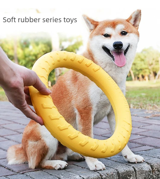 EVA Yumuşak Frizbi Köpek Oyuncağı - Resim 7