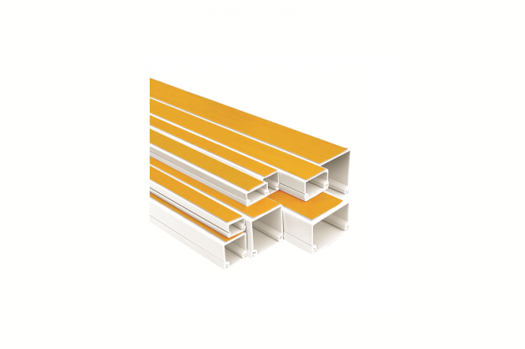 MUTLUSAN 12X12 Kablo Kanalı CANALEX(YPŞB) (5 Boy 10 Metre)