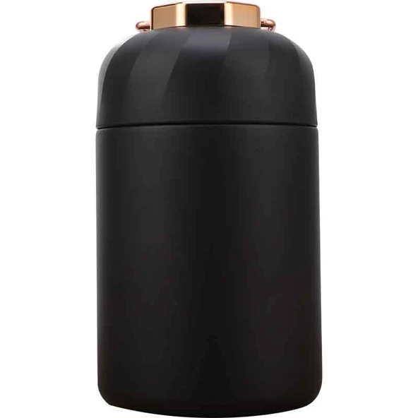 Paslanmaz Çelik Termal Yemek Kabı - 700ML - Siyah