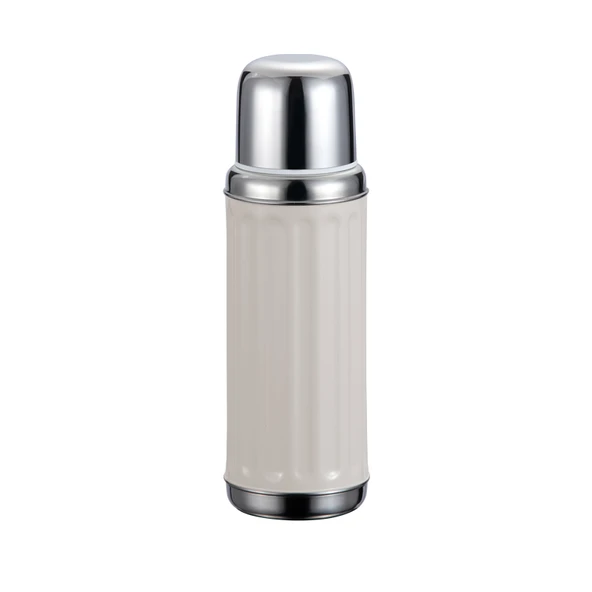 Retro Yalıtımlı Bardak - 450ml - Süt Beyazı
