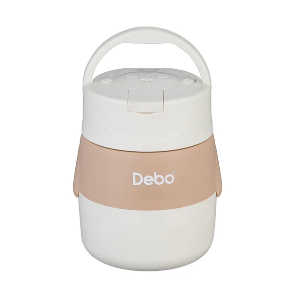 Paslanmaz Çelik Yemek Termosu - Beyaz - 500ml