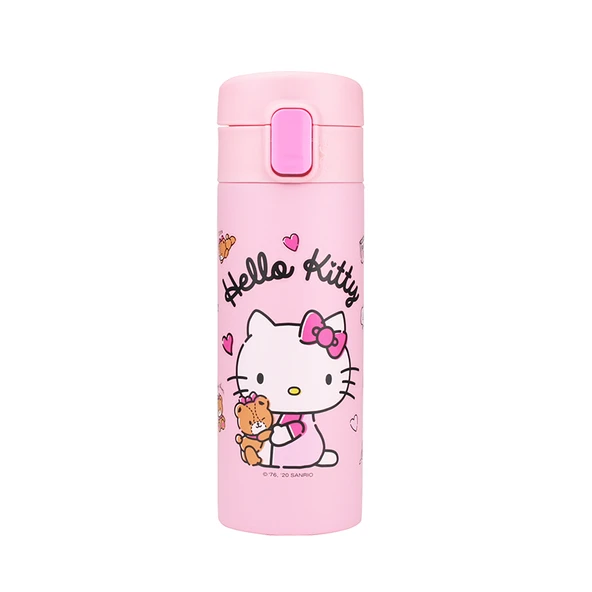 HelloKitty 316 Paslanmaz Çelik Termos Bardak - Pembe - 350ml