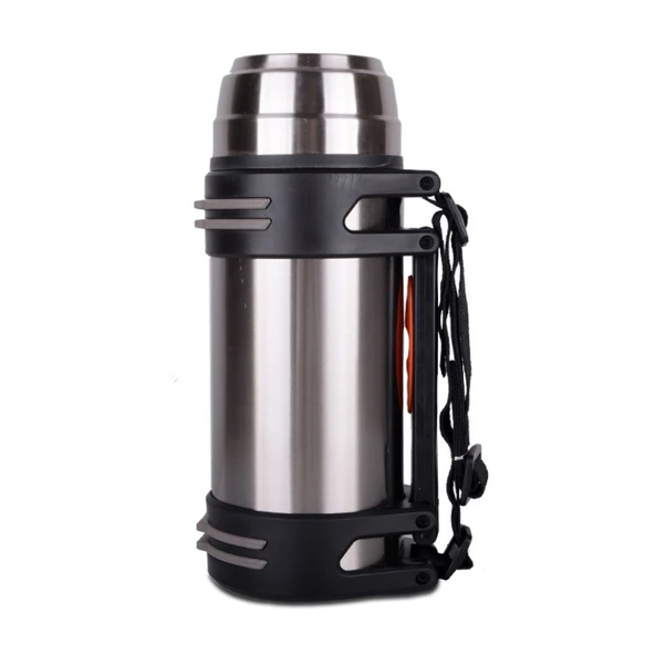 Paslanmaz Çelik Termos - 1600ml - Çift Suluklu ve Askılı